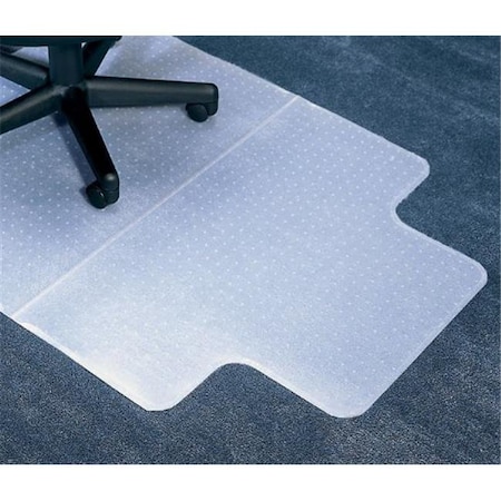 Es Robbins ES Robbins 122183 45 in. x 53 in. Gripper Mat With Lip  Gripper Clear Mat 122183